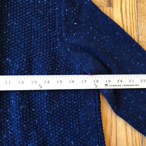 Talbots Navy Blue Crew Neck Sweater - Picture 6 of 10